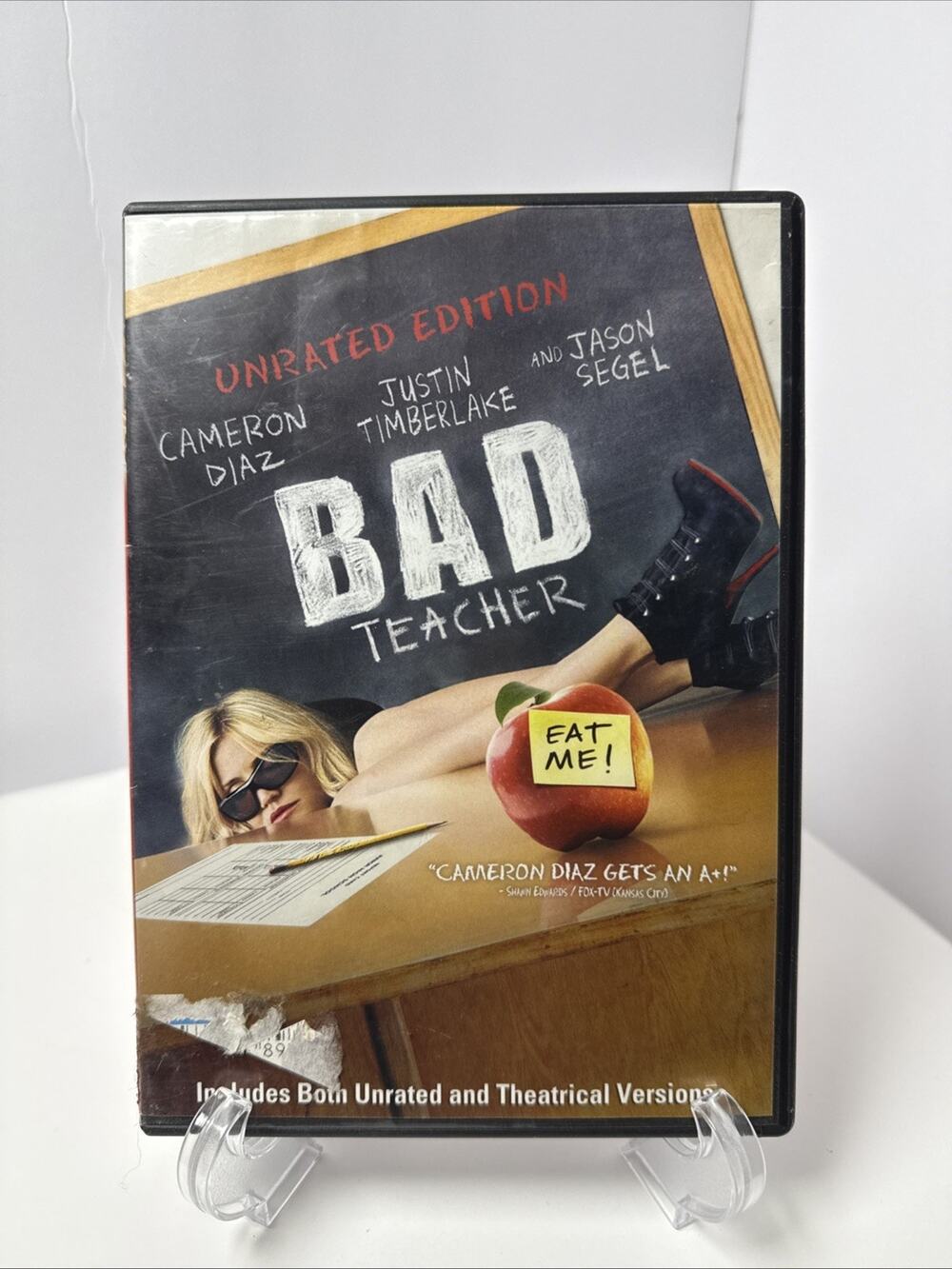 Bad Teacher Unrated Edition (DVD, 2011) Tested